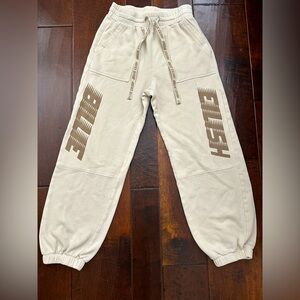 Billie Eilish cream sweatpants size small